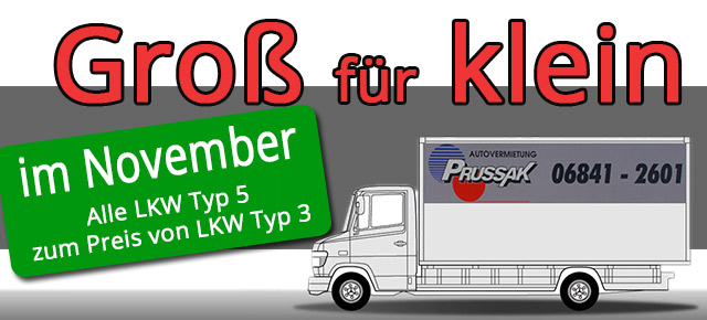 Transporter mieten - Autovermietung Prussak - Homburg/Saar