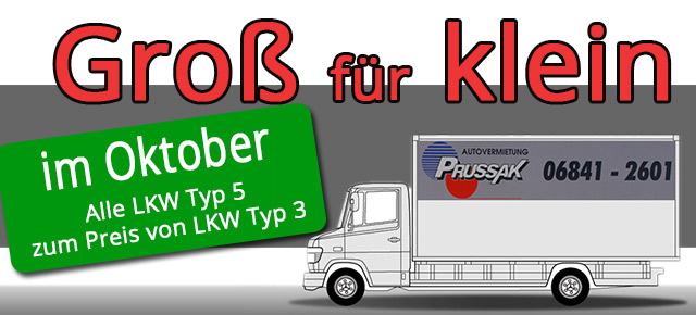 7,5 Tonner günstig mieten - Autovermietung Prussak - Homburg/Saar
